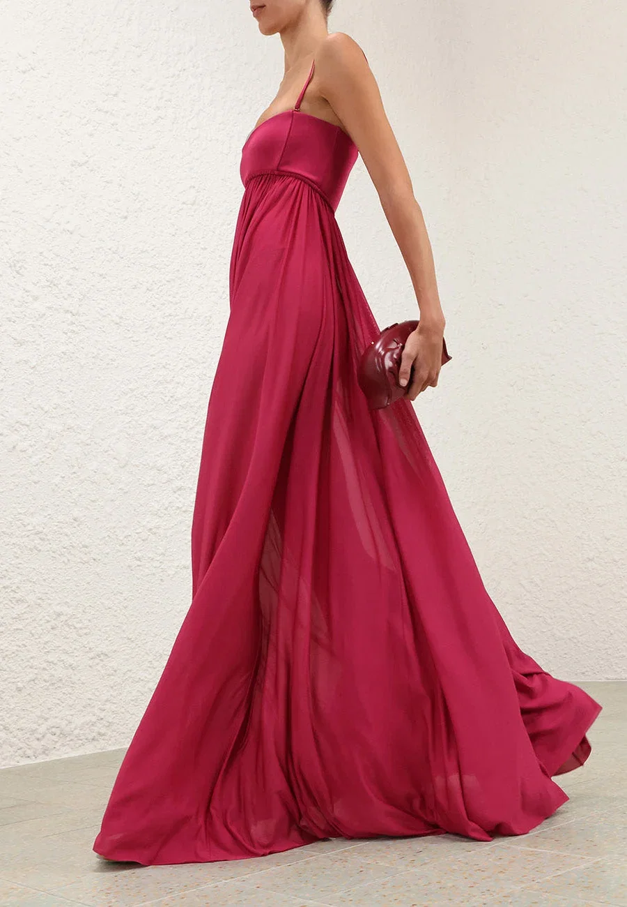 Luna Jersey Bandeau Gown
