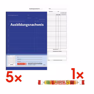 5x Schulheft »Ausbildungsnachweis 104257001« 