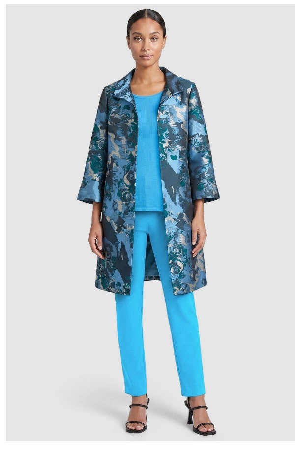 Abstract Jacquard Woven Topper