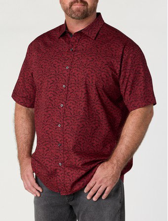 Tonal Floral Sport Shirt