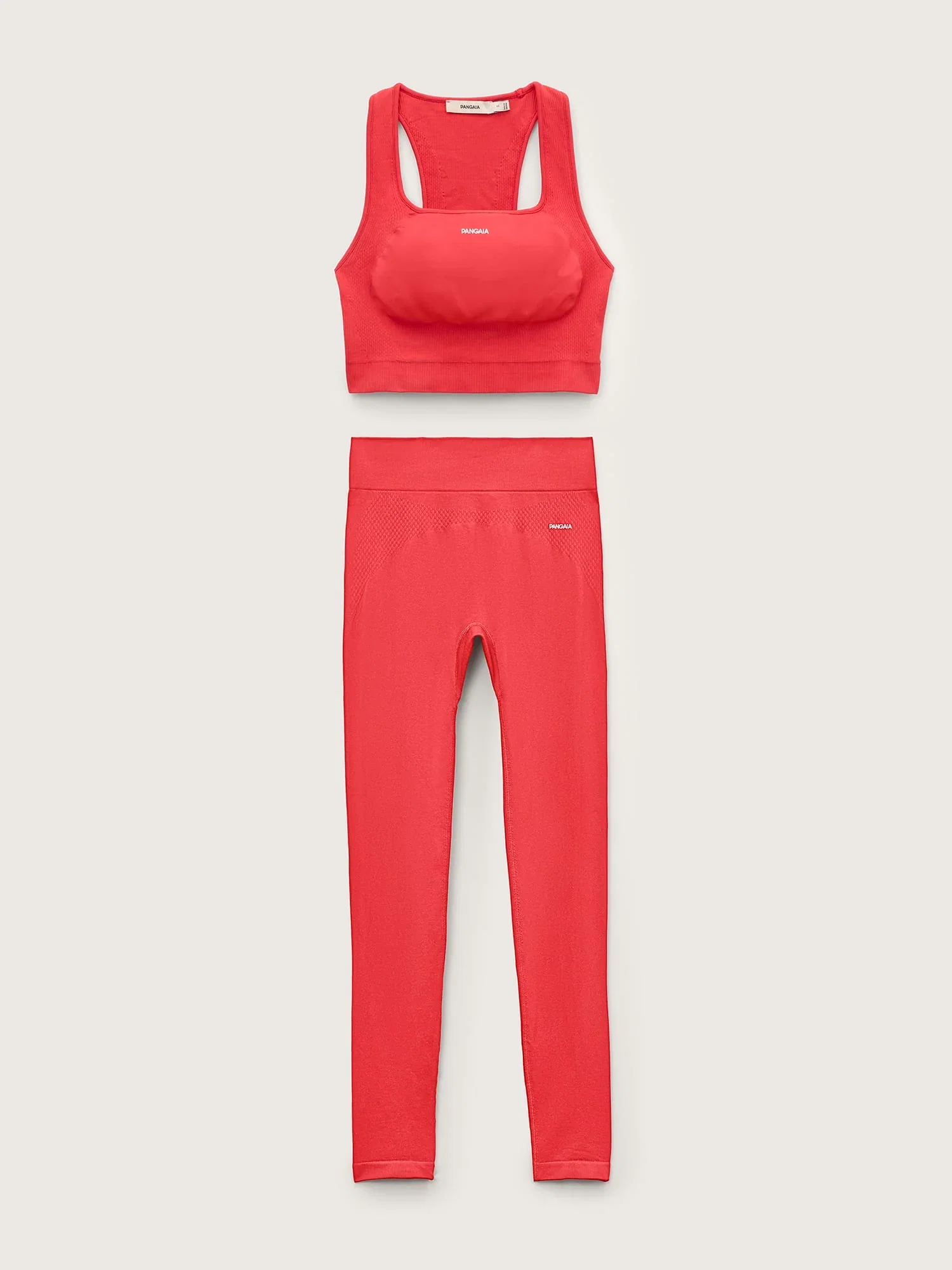 Image of Womens Bio-Based Tank Top and Leggings Bundle—Pulse Red