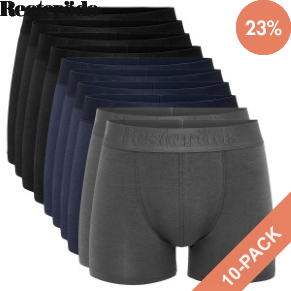 10 Stuks Verpakking Resteröds Bamboo Boxer Brief