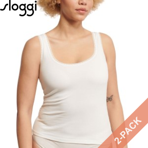 2 Stuks Verpakking Sloggi GO Tank Top