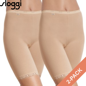 2 Stuks Verpakking Sloggi Dames Basic Long