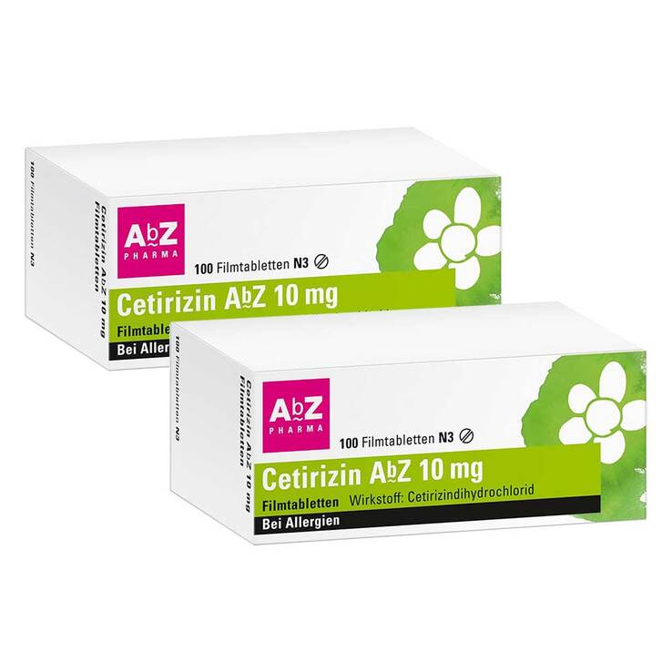 Cetirizin AbZ 10 mg Filmtabletten⁵