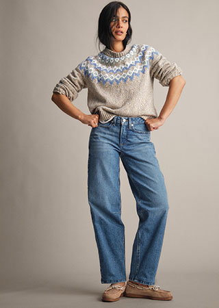 207 Vintage Barrel-Leg Jeans