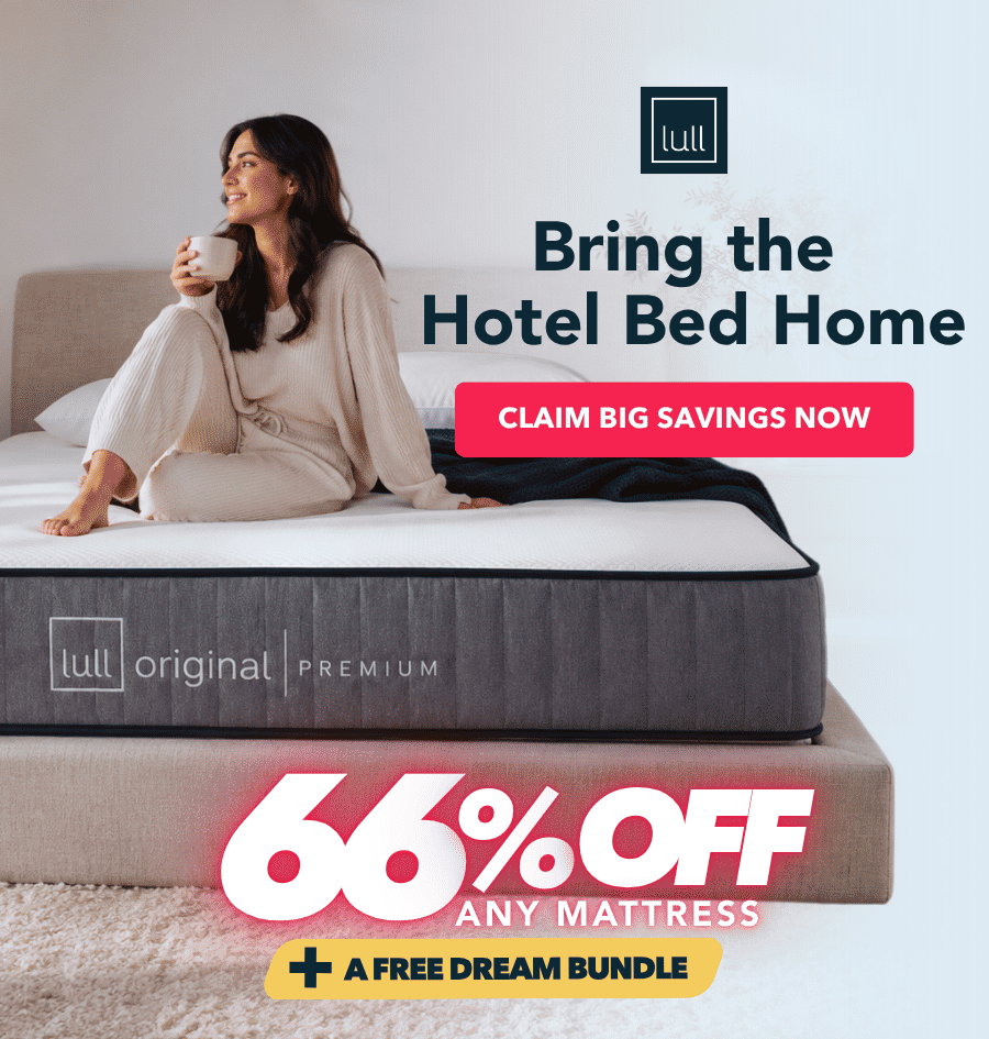 Bring the hotel bed home: 66% off any mattresses + a free dream bundle 