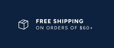 Free Shipping on orders of $60+