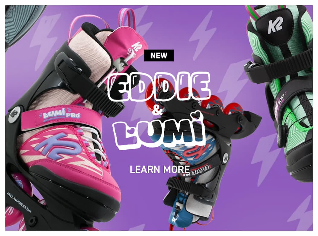 Built for the next generation of youth skaters, the Eddie & Lumi Collection brings confidence, comfort, and progression together in one fun, performance-driven lineup. With adjustable sizing to grow alongside them and easy-to-use closure systems, these skates are ready for after-school sessions, weekend adventures, and everything in between.