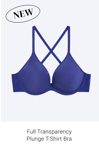 Full Transparency Plunge T-Shirt Bra