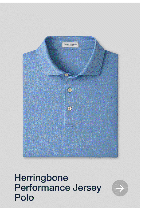 Herringbone Performance Jersey Polo