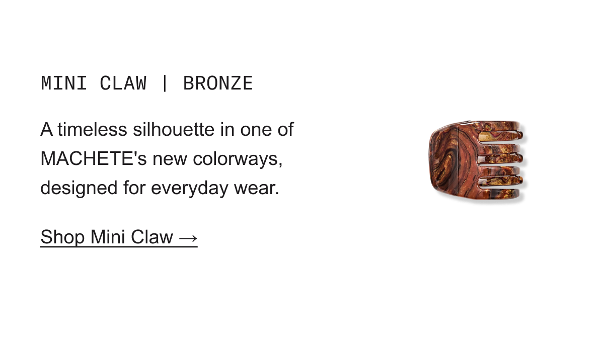 Mini Claw in Bronze