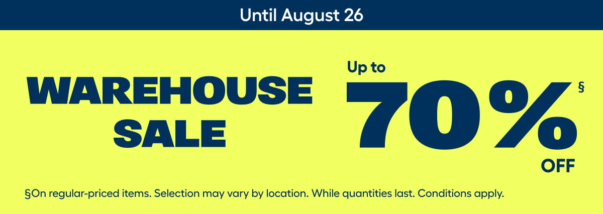 Warehouse Sale