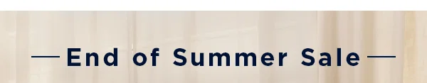 End of Summer Sale