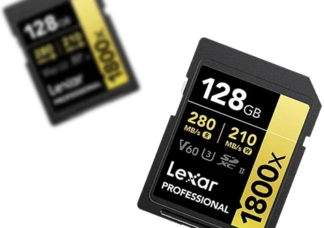 Now 30% off selected Lexar high-speed performance gear.