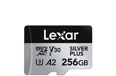 Lexar Silver Plus 256GB UHS-I V30 (205MB/s) microSDXC