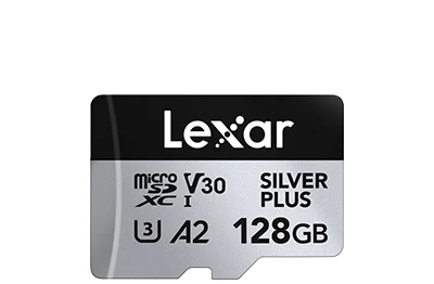 Lexar Silver Plus 128GB UHS-I V30 (205MB/s) microSDXC