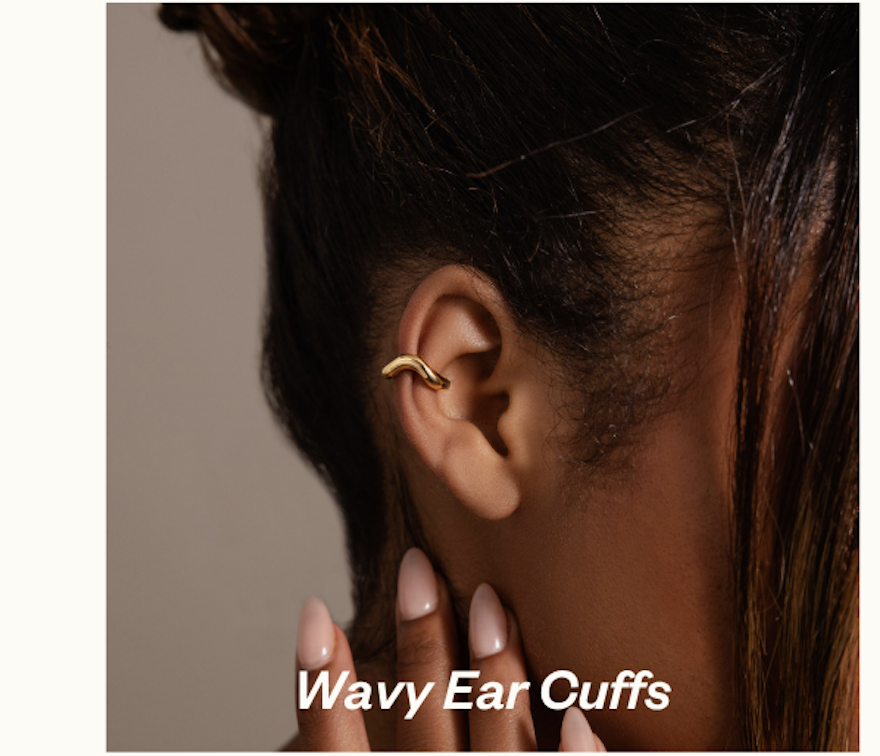 Wavy Ear Cuffs