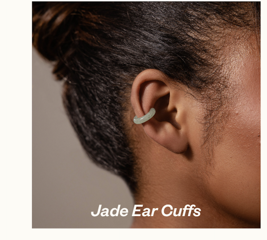 Jade Ear Cuffs