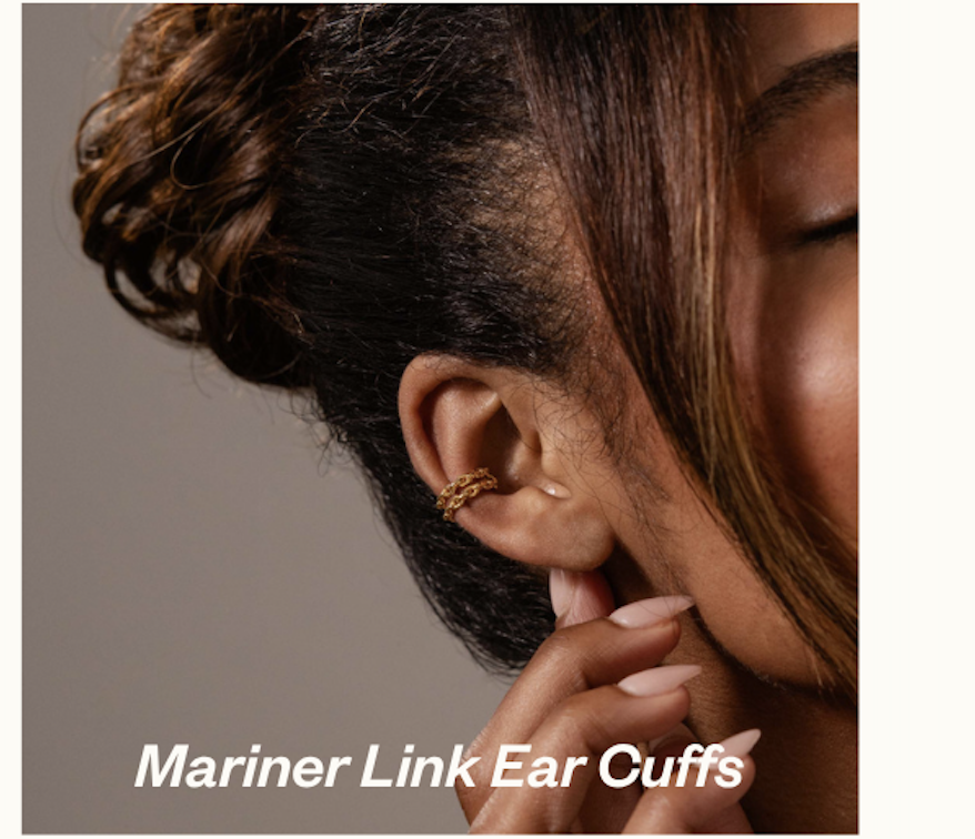 Mariner Link Ear Cuffs