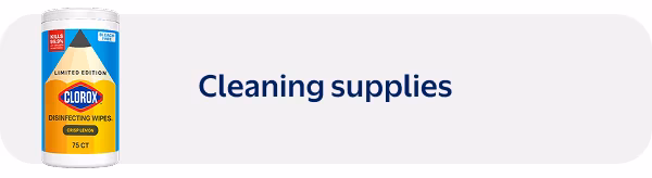 Cleaning supplies