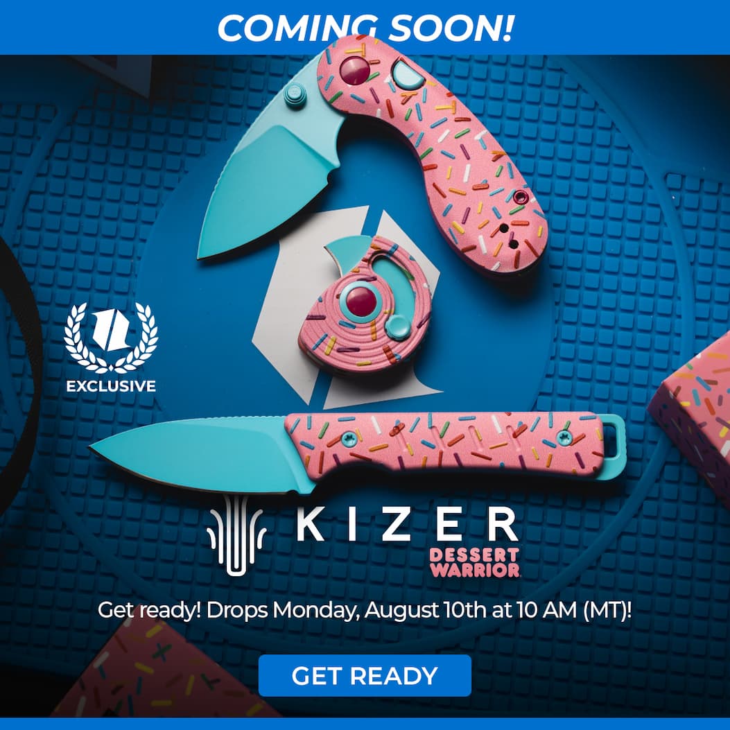 Coming Soon: Kizer Dessert Warrior Knives