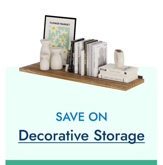 Save on Decorative Storage