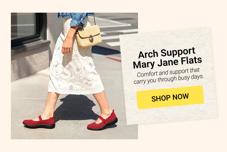Arch Support Mary Jane Flats 
