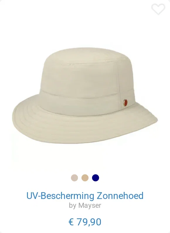 UV-Bescherming Zonnehoed by Mayser