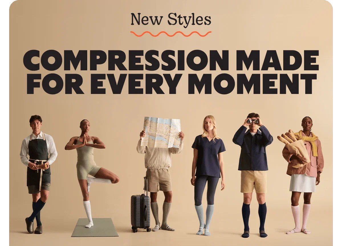 New Styles. Compression made for every moment.
