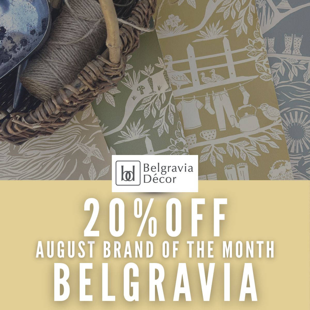 20% Off Belgravia Wallpapers at WOW