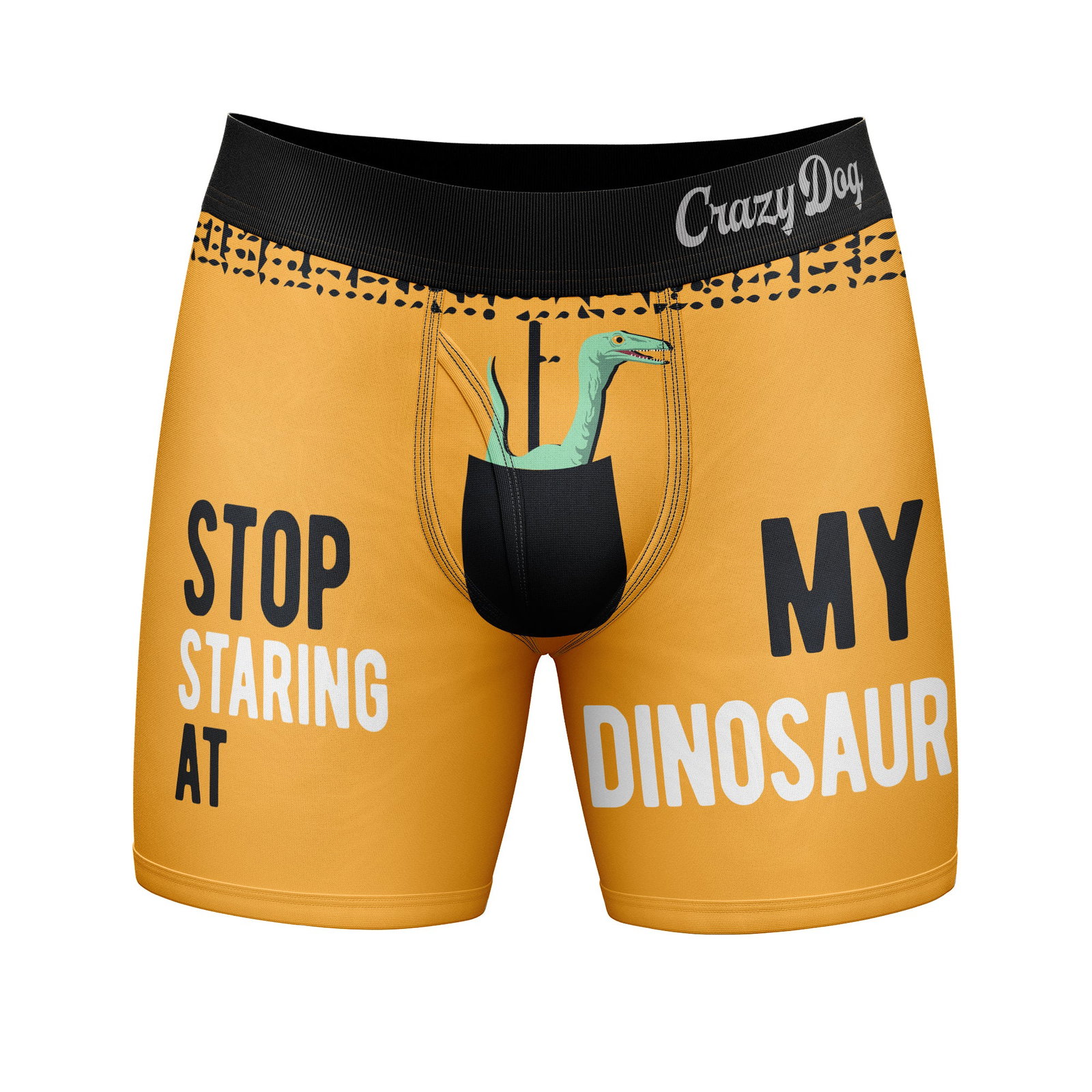 Image of Stop Staring At My Dinosaur Boxer Briefs
