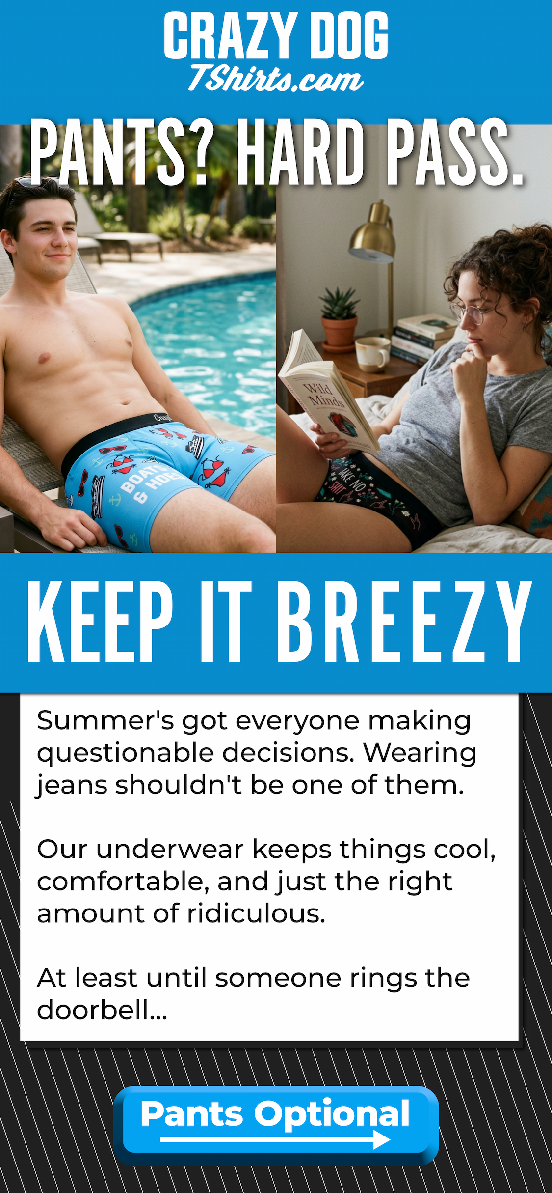 Pants? Hard Pass!