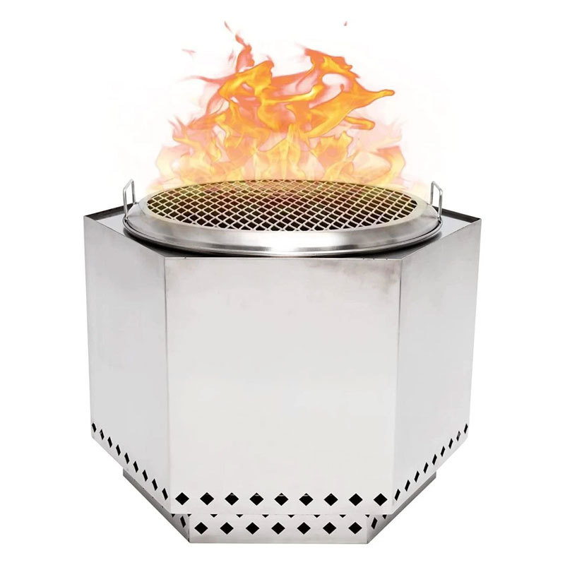 Dragonfire Firepit Bundle Smokeless 23.5in