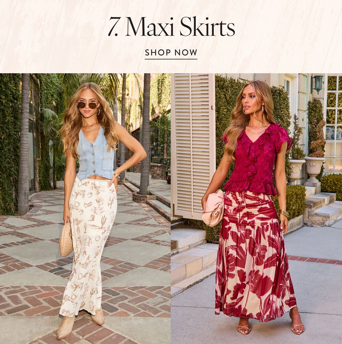 Shop Maxi Skirts 