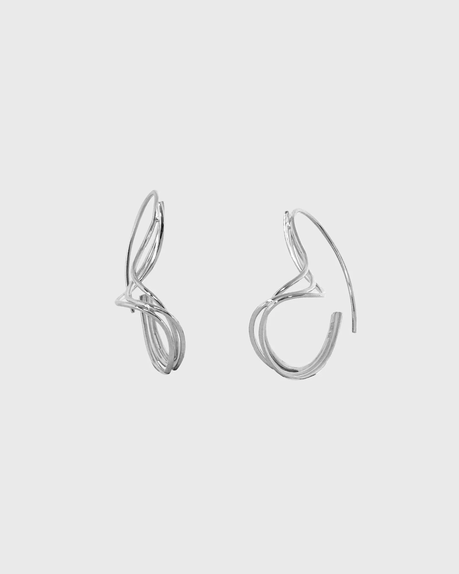 Image of Silent Dance Earrings | Silver