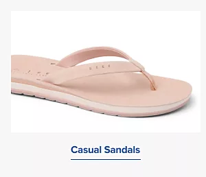 A single flip-flop. Casual sandals.