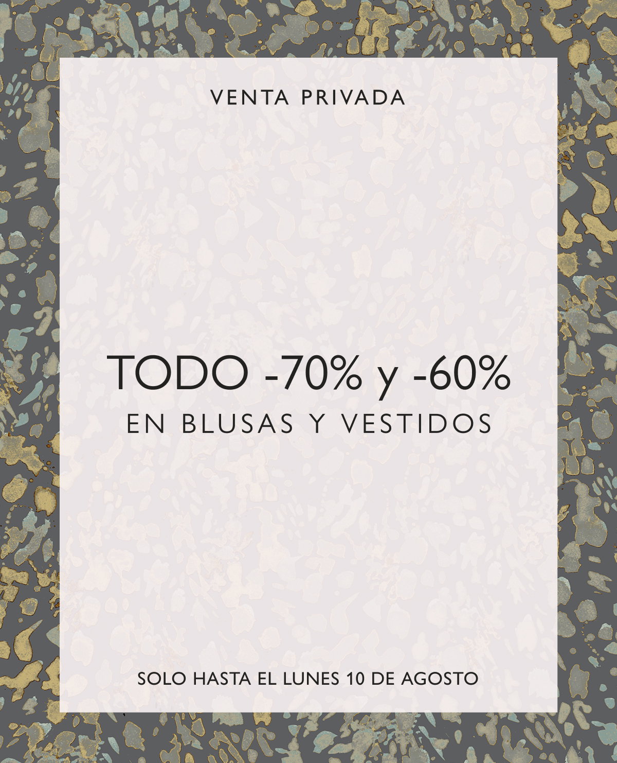 TODO -70% y -60% en blusas y vestidos