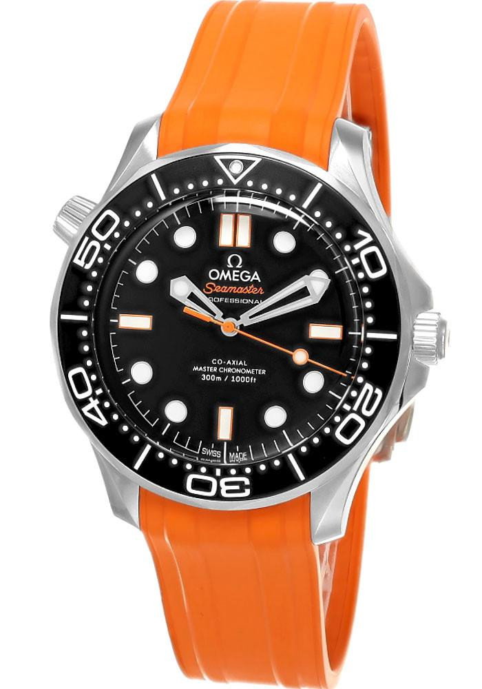 OMEGA Seamaster Diver 300M Automatic 42MM Black Dial Rubber Men's Watch