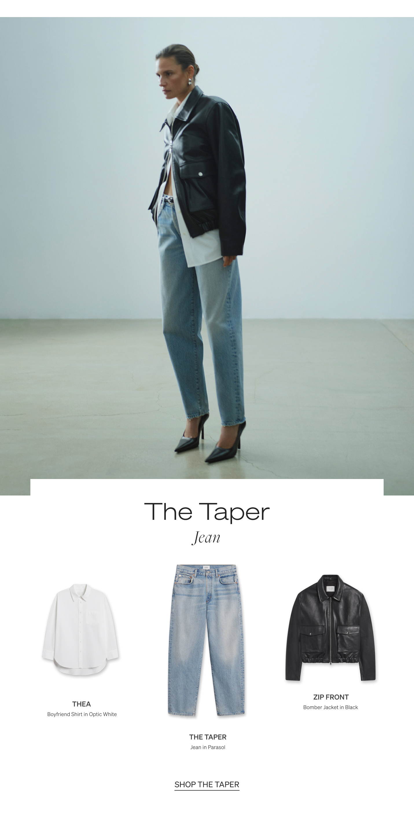 The Fit Edit - Shop the Taper Jean