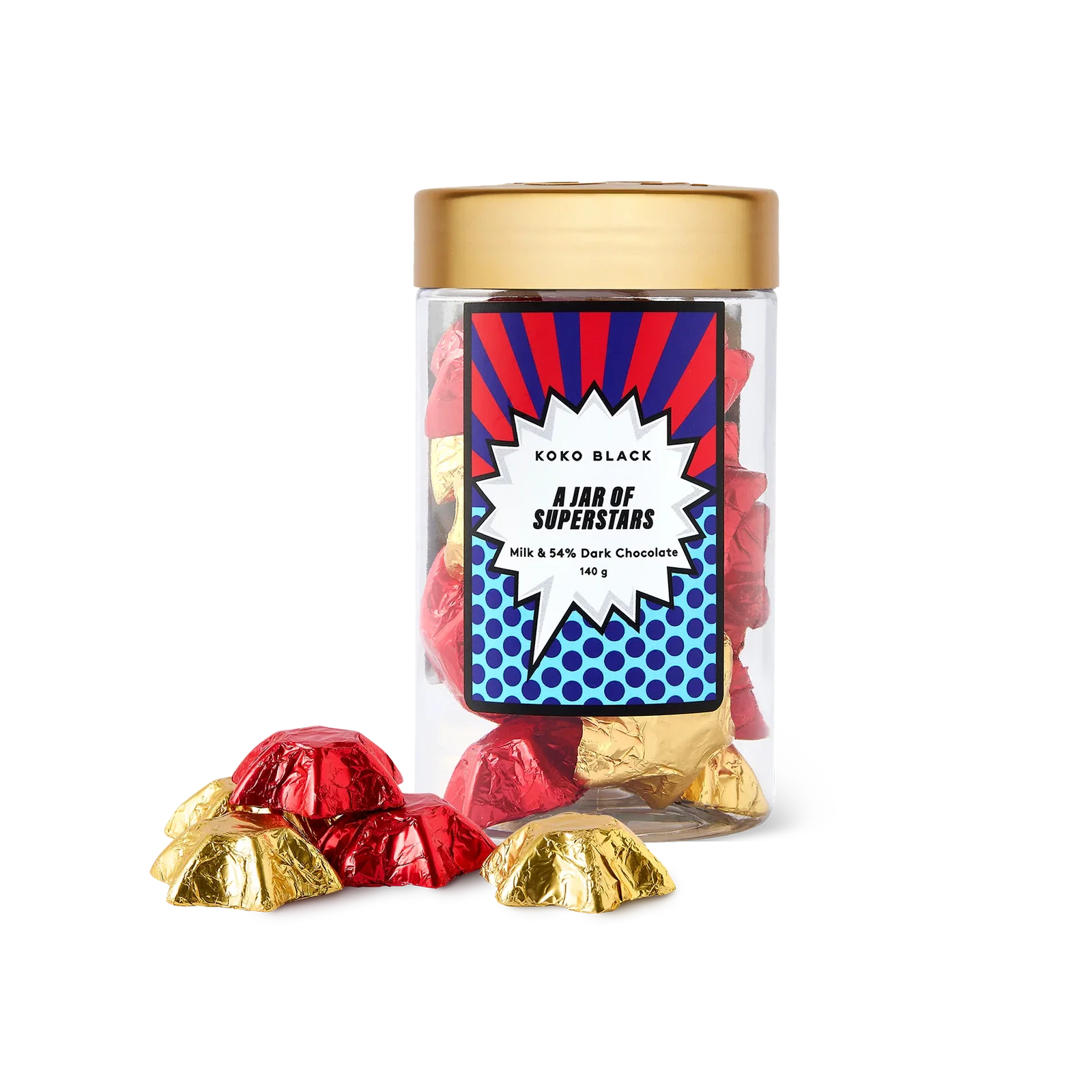 Image of Jar of Superstars | Milk & Dark Chocolate