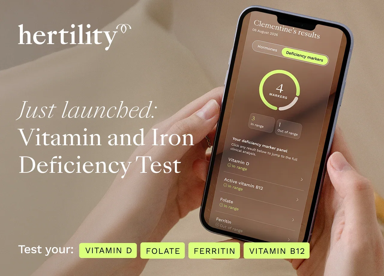 Just launched: Vitamin & Iron Deficiency Test