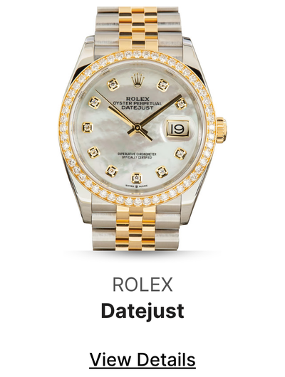 Pre-Owned Rolex Datejust 36 Ref 126283 Mother of Pearl Dial
