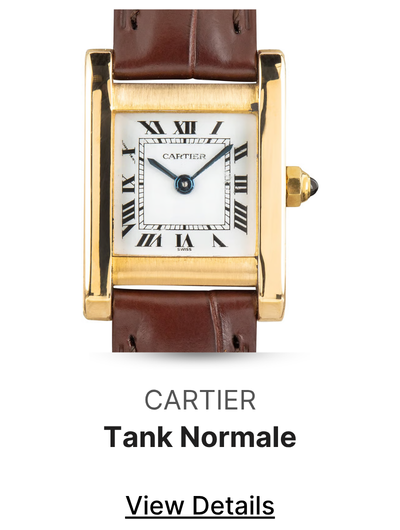 Used 18k Yellow Gold Cartier Tank Normale