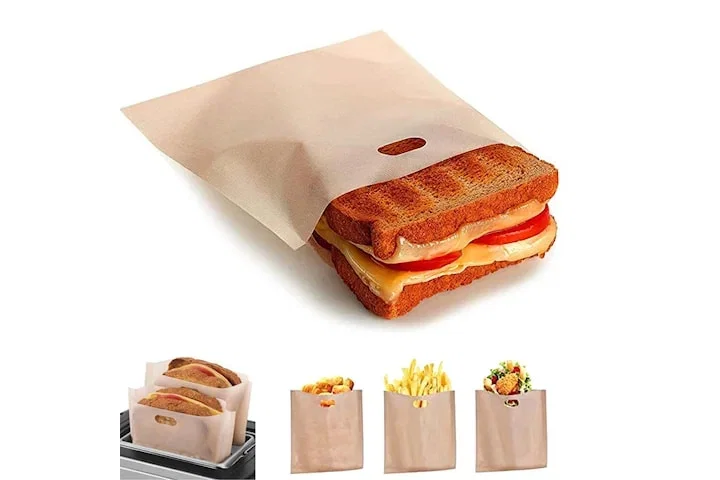 Toastpåsar för smörgåsgrillning i brödrost 10-pack