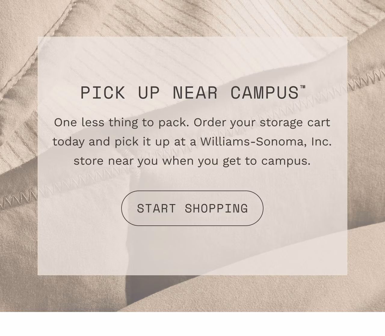 PICK UP NEAR CAMPUS
