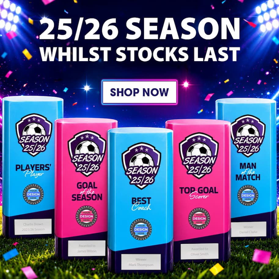 Revora 25/26 Football Trophies, Medals & Awards