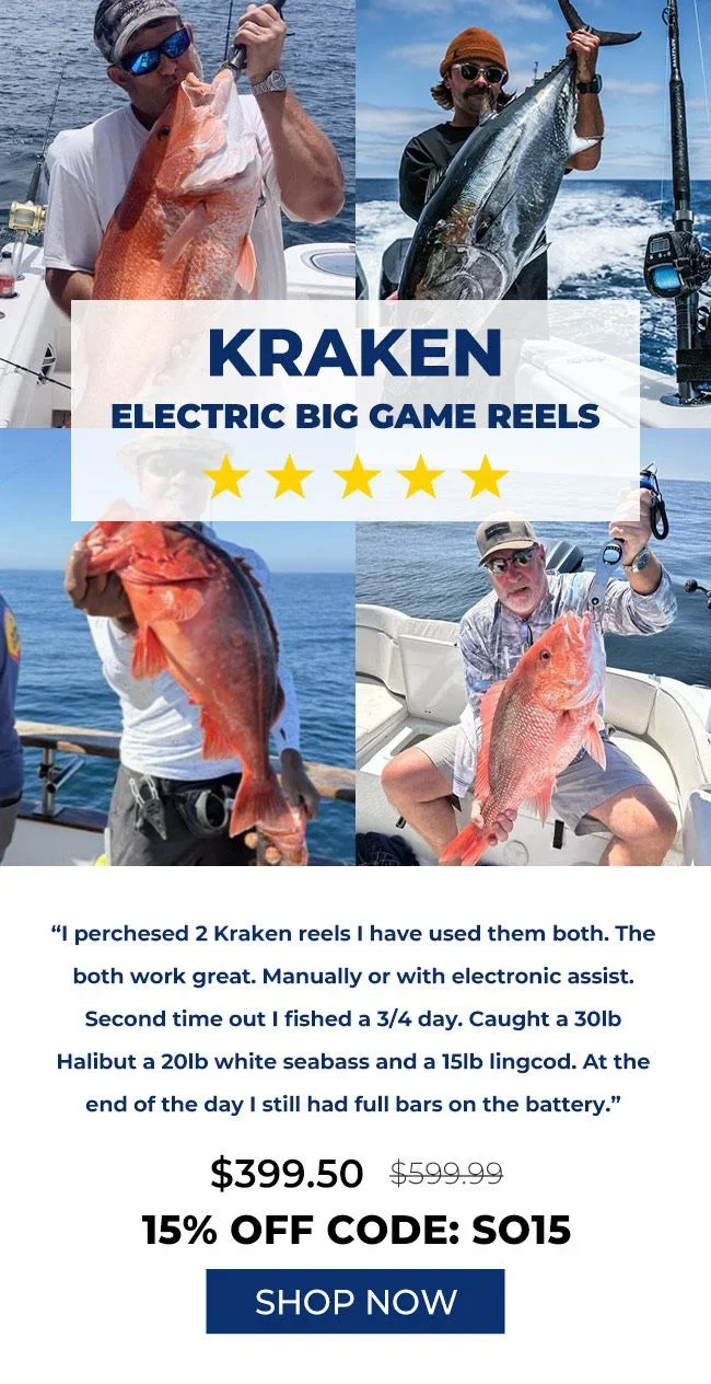 Kraken Electric Big Game Reel