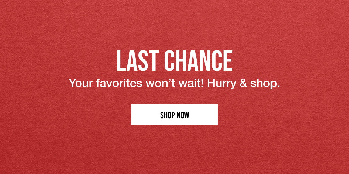 Low Stock Alert. That style you want is almost sold out. Grab it before it's gone! Shop Now.