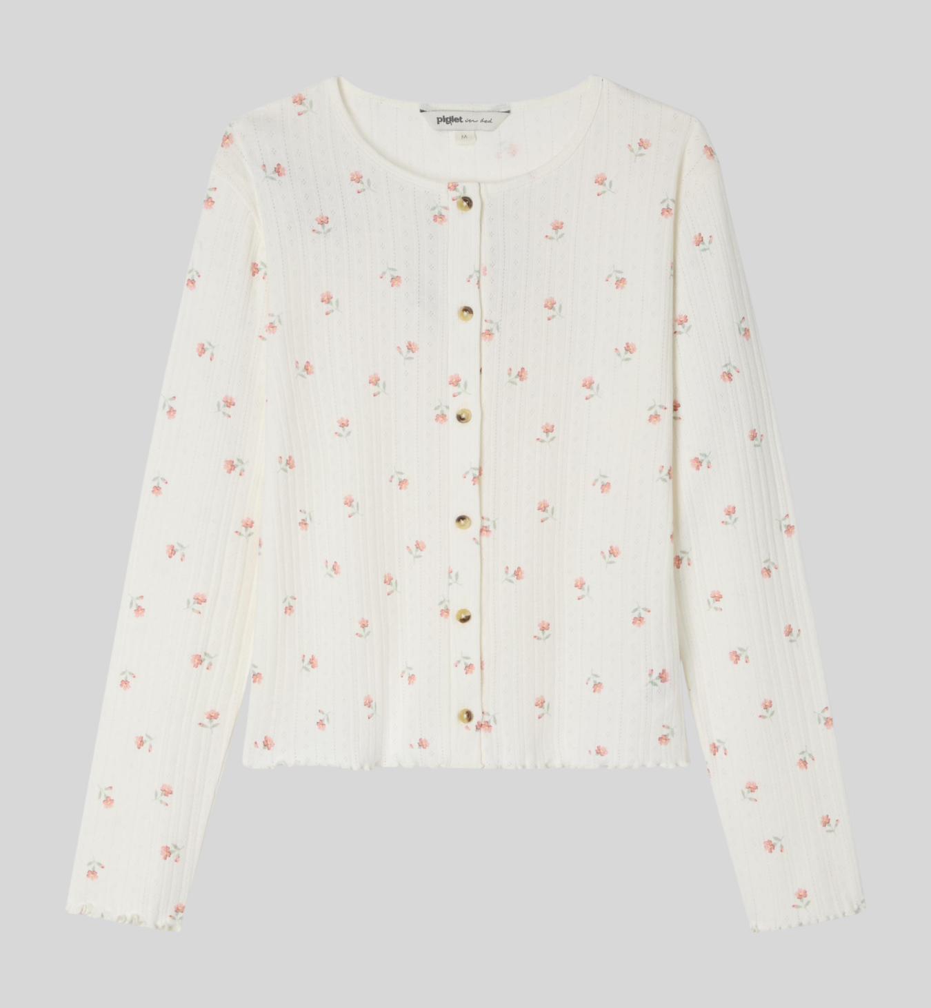 Posy Bud Pointelle Cardigan